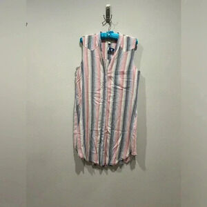 NWT CLOTH & STONE Linen Blend Tunic Dress / Size Small /